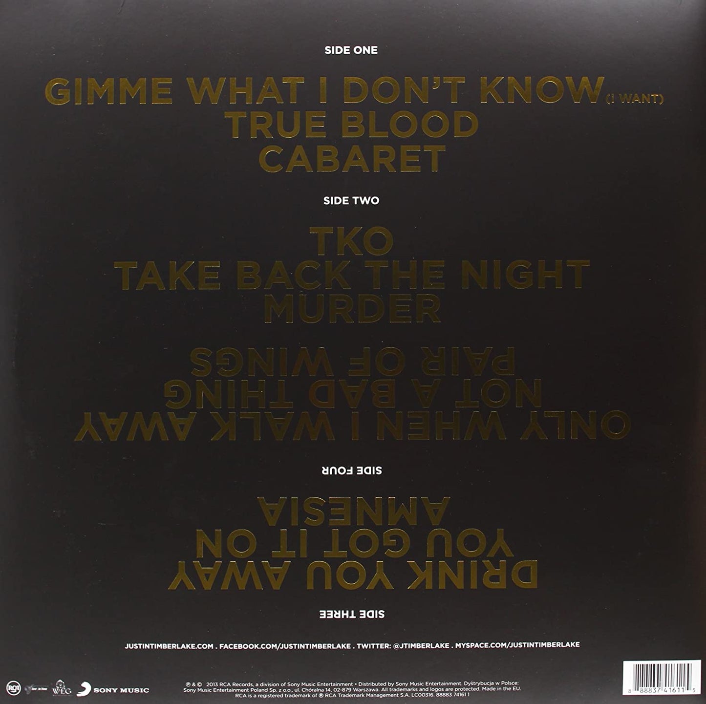 Timberlake, Justin/The 20/20 Experience 2 of 2 [LP]