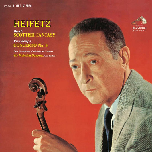 [Pre Order] Jascha Heifetz, Sir Malcolm Sargent - Bruch: Scottish Fantasy / Vieuxtemps: Concerto No. 5 - Analogue Productions 45rpm LP *