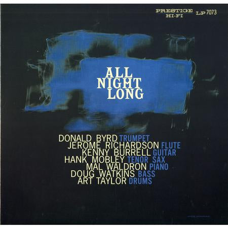 The Prestige All Stars - All Night Long Analogue Productions LP  (Mono)