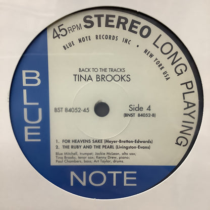 Tina Brooks - Back to the Tracks - Classic Records 45RPM One-Sided LP set