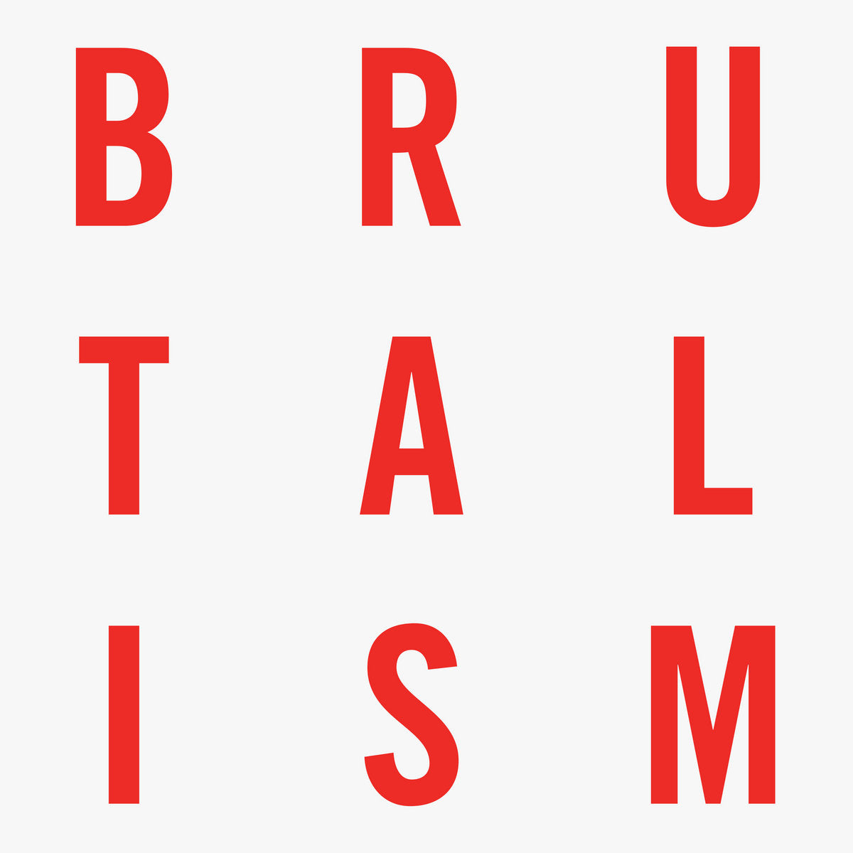 Idles/Brutalism: Five Years of Brutalism (Red Vinyl) [LP]